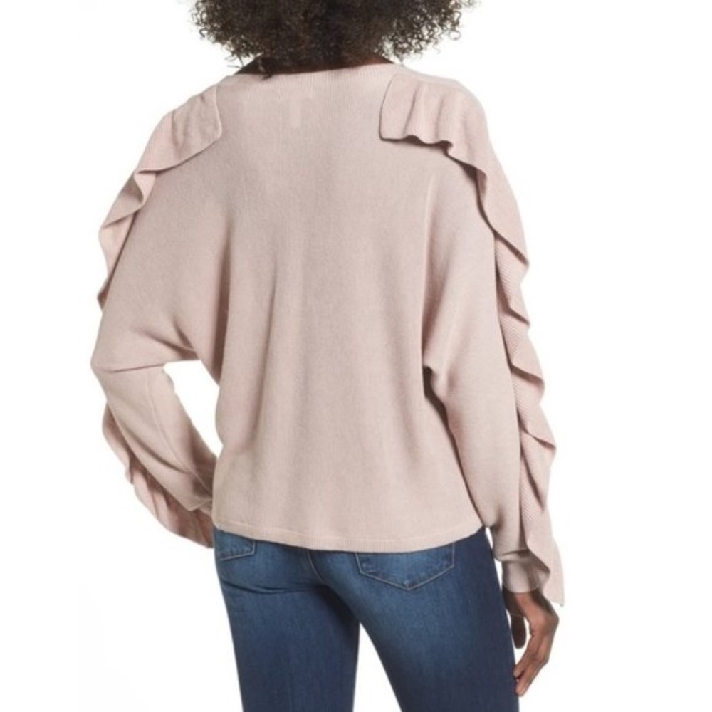 Leith Ruffle Sleeve Sweater - Picture 3 of 7